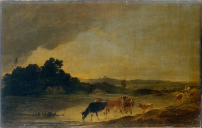 Landschaft mit Vieh von Francis Bourgeois